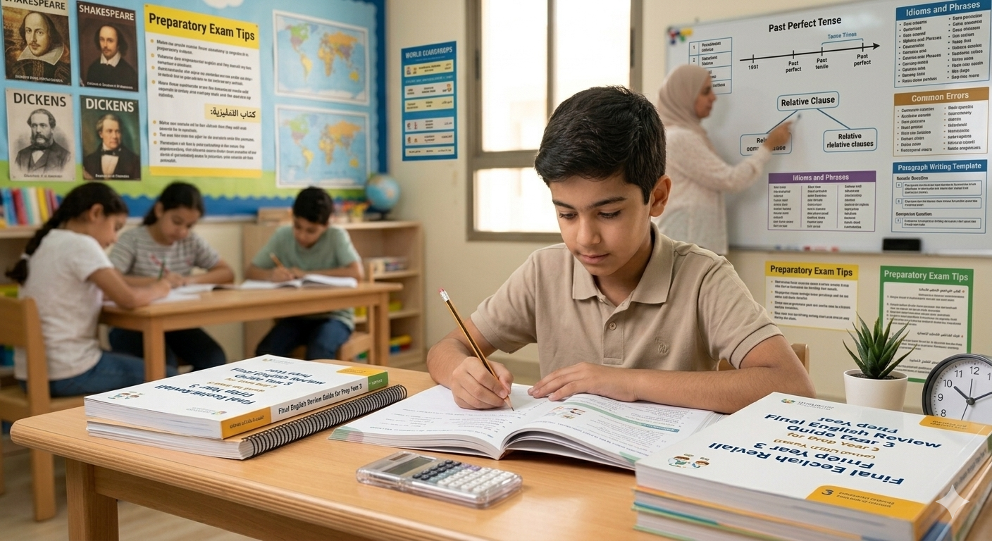 مراجعة نهائية لغة إنجليزية